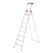 Hailo L60 StandardLine, escabeau de sécurité en aluminium, 8 marches
