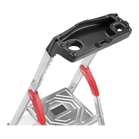 Hailo L60 StandardLine, escabeau de sécurité en aluminium, 8 marches
