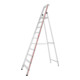 Escabeau simple avec plate-forme, 10 marches Hymer-1
