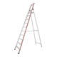 Escabeau simple avec plate-forme, 10 marches Hymer-2