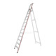Escabeau simple avec plate-forme, 12 marches Hymer-1