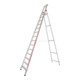 Escabeau simple avec plate-forme, 14 marches Hymer-2