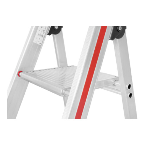 Escabeau simple avec plate-forme, 14 marches Hymer