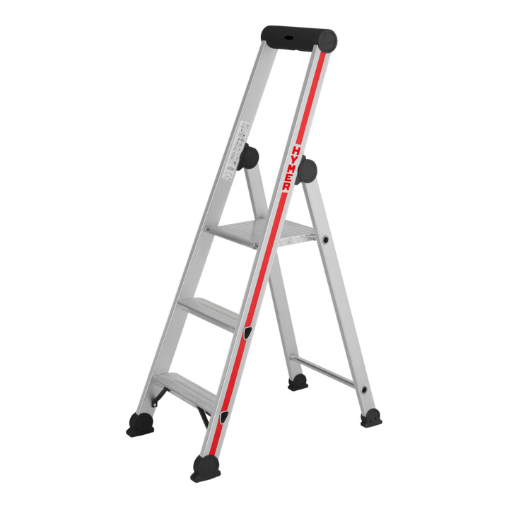 Escabeau simple avec plate-forme, 3 marches Hymer