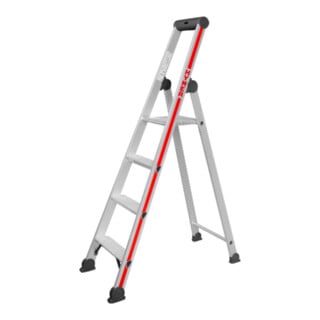 Escabeau simple avec plate-forme, 4 marches Hymer