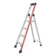 Escabeau simple avec plate-forme, 4 marches Hymer-1