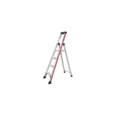 Escabeau simple avec plate-forme, 4 marches Hymer
