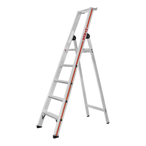 Escabeau simple avec plate-forme, 5 marches Hymer