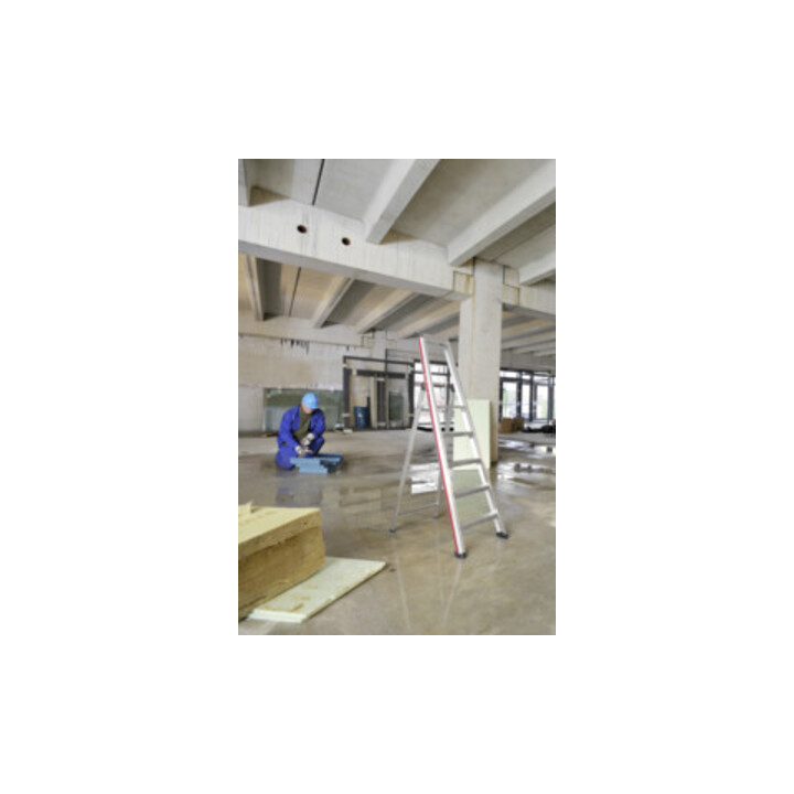 Escabeau simple avec plate-forme, 5 marches Hymer