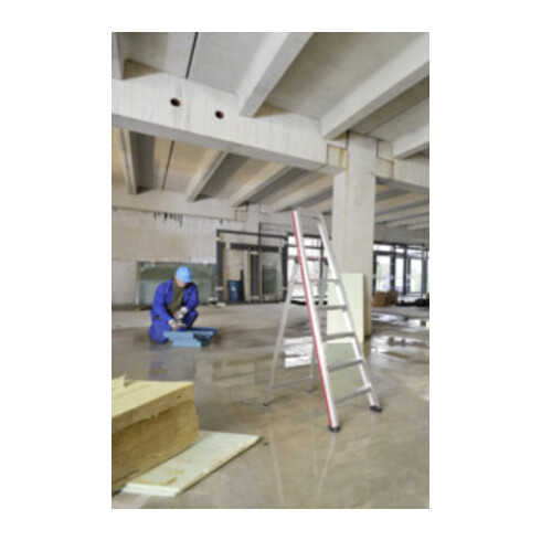 Escabeau simple avec plate-forme, 5 marches Hymer