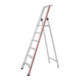 Escabeau simple avec plate-forme, 6 marches Hymer-1
