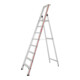 Escabeau simple avec plate-forme, 8 marches Hymer-1