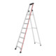 Escabeau simple avec plate-forme, 8 marches Hymer-1