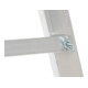 Escabeau simple avec plate-forme et roulettes, 4 marches Hymer