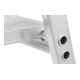 Escabeau simple avec plate-forme et roulettes, 5 marches Hymer-2