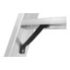 Escabeau simple avec plate-forme et roulettes, 6 marches Hymer-4