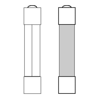 Eska G-Sicherungseinsatz 5x25mm M 6,3A m.Kennmelder 528.025