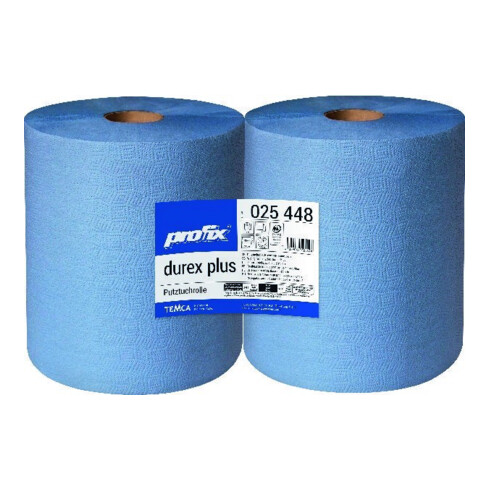 Essuie-tout profix durex plus L380xl360env. mm 3 couches, perforé bleu 500 servi
