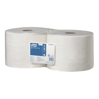 Essuie-tout TORK 129237 L340xl235env. mm 2 couches, perforé, gaufré blanc 2 RL/V
