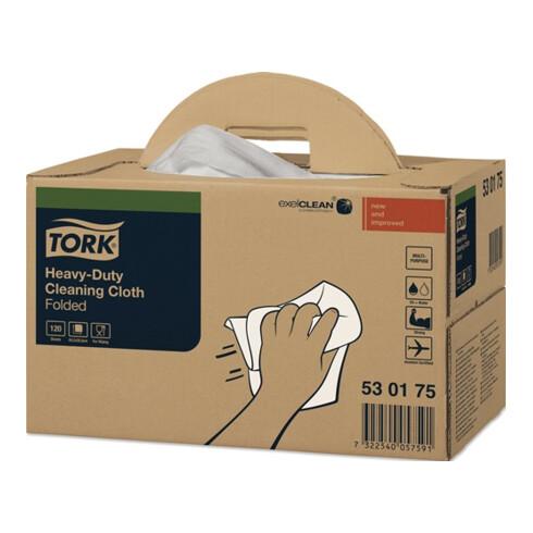 Essuie-tout TORK L640xl355env. mm 1 couche blanc carton TORK