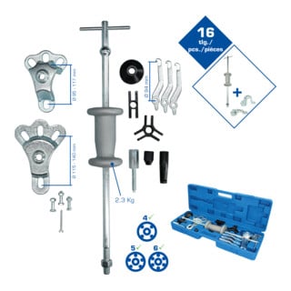 Estrattore per mozzi delle ruote Brilliant Tools con martello scorrevole, forgiato, 12 pz