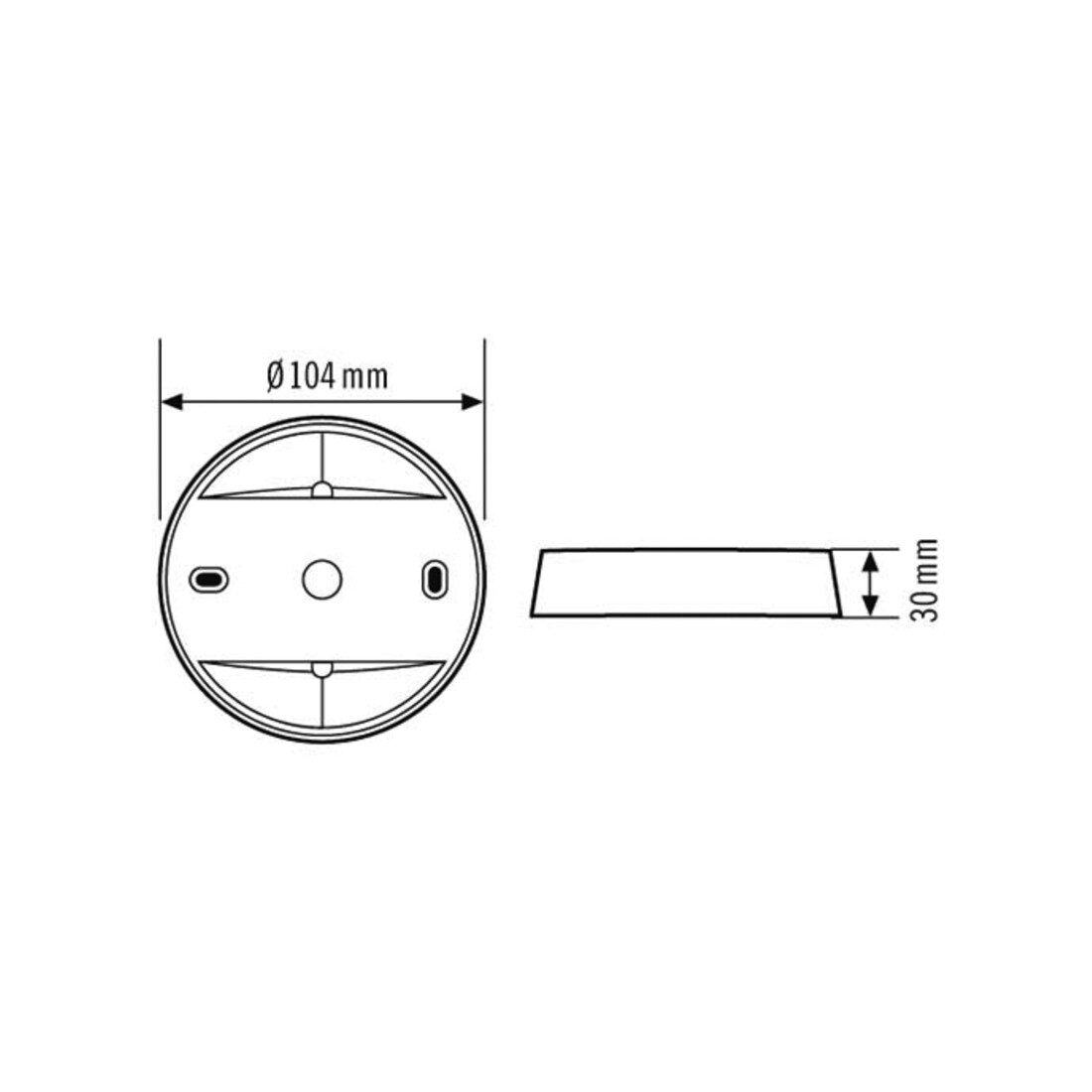 ESYLUX AP-Dose-C ws IP 20 COMPACT#EP10425370