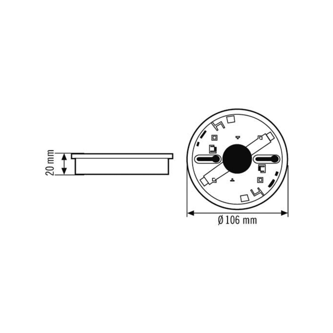 ESYLUX AP-Dose ws für PROTECTOR K PROTECTOR#ER10018992