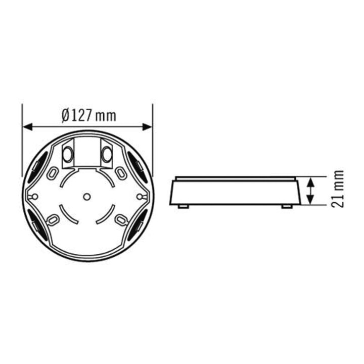 ESYLUX AP-Dose ws IP 54 STANDARD#EM10425400