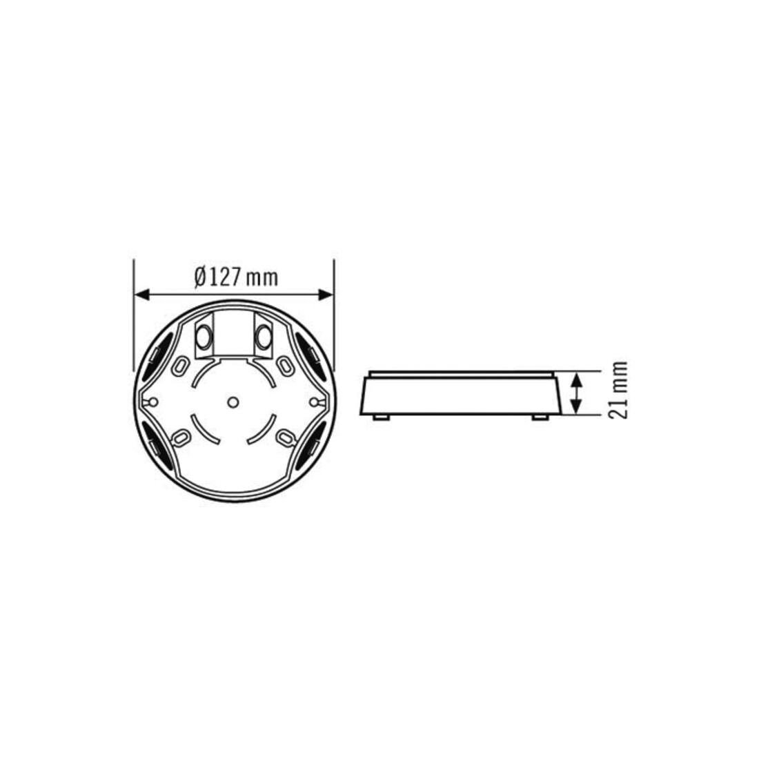 ESYLUX AP-Dose ws IP 54 STANDARD#EM10425400