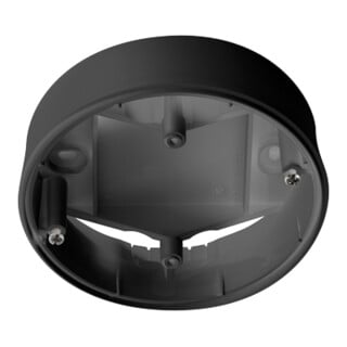 ESYLUX Aufputzdose IP20 schwarz COMPACT, EP10426933
