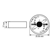 ESYLUX Aufputzdose Protector Rauchmeld. PROTECTOR, ER10018985-3