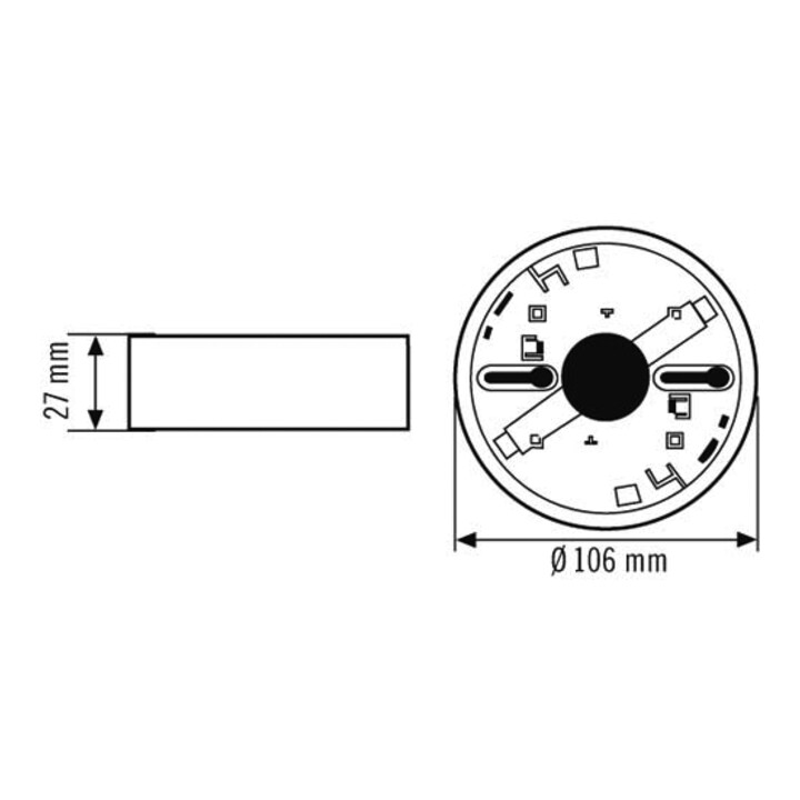 ESYLUX Aufputzdose Protector Rauchmeld. PROTECTOR, ER10018985