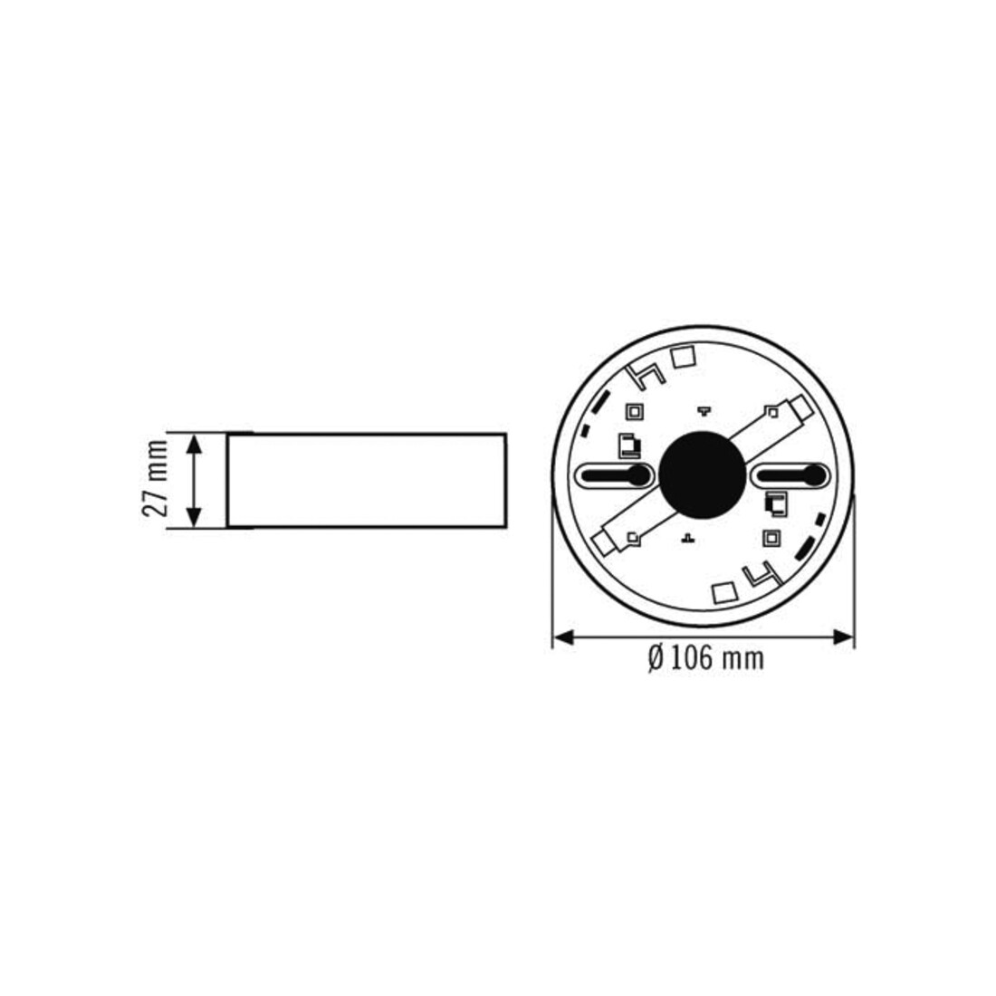 ESYLUX Aufputzdose Protector Rauchmeld. PROTECTOR, ER10018985