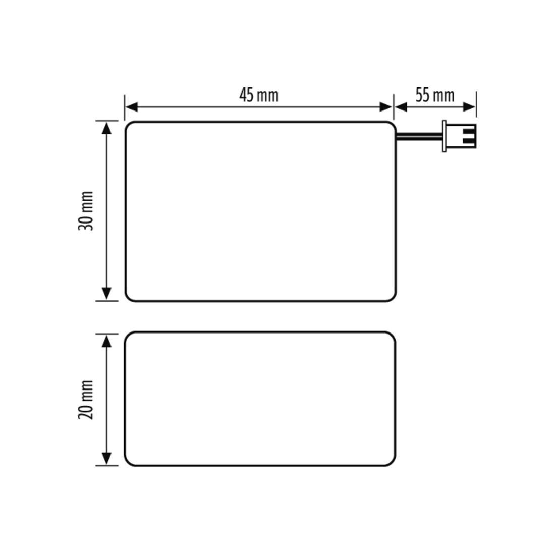 ESYLUX Batterie de rechange SLDBATTERYNiCd800mAh