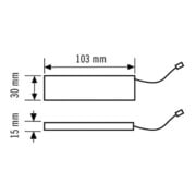 ESYLUX Batterie NiMh SLE/SLF 4,8V/1,6Ah SLESLFBA.NiMH1600mAh-4