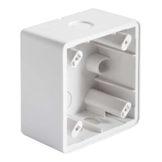 ESYLUX Boîte de montage AP blanche IP 20/44 MOUNTINGBOXIP44SMWH