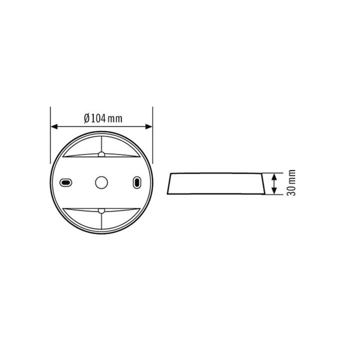 ESYLUX Boîte encastrée AP blanche IP 20 COMPACT#EP10425370