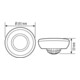 ESYLUX Decken-Bewegungsmelder 360° MD 360/24 BASIC