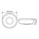 ESYLUX Decken-Präsenzmelder ws AP,360 Grad,RW ca.8m PD 360/8 BASIC