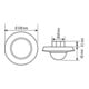 ESYLUX Decken-Präsenzmelder ws UP360Grad,RWca.24mFB PD-C 360i/24 UC