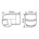ESYLUX Détecteur de mouvement 200 degrés blanc