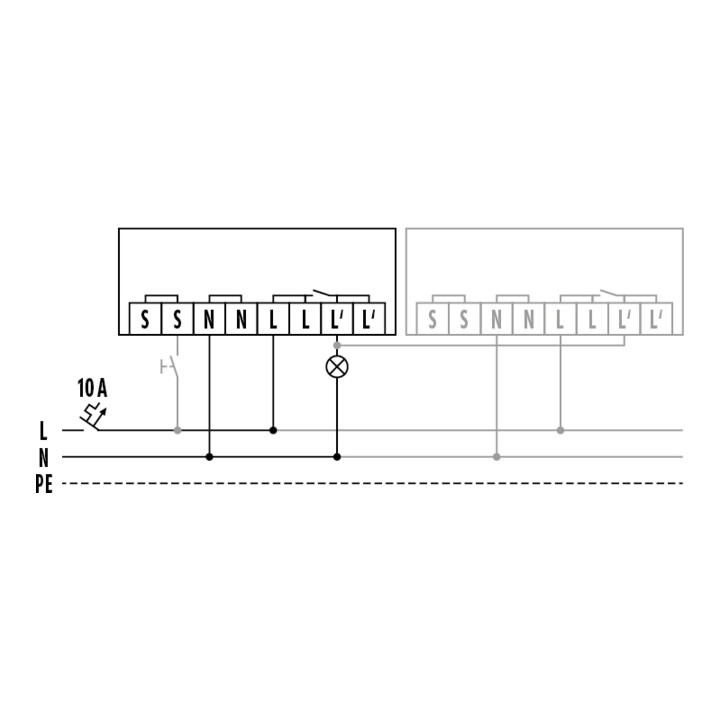 ESYLUX Détecteur de mouvement anthracite DEFENSOR#EM10025402
