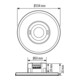 ESYLUX Détecteur de mouvement MD-FLAT rond blanc encastré
