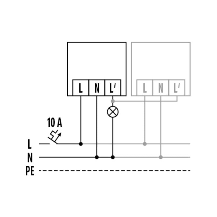 ESYLUX Détecteur de mouvement mural 200° <12m télécommande MD-W 200i noir