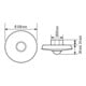 ESYLUX Détecteur de mouvement plafond encastré, 360 degrés MD-C 360i/8