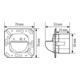 ESYLUX Détecteur de présence mural 180 degrés PD-C 180i KNX