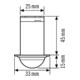 ESYLUX Détecteur de présence plafond DALI-2 PDC360/8miniBMSDALI2