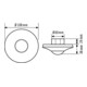 ESYLUX Détecteur de présence plafond PD-C 360/8 Slave BK