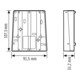 ESYLUX Fixation anthracite DEFENSOREDGEMOUNT.AN