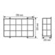 ESYLUX Grille de protection pour SLE 100 SLE24BASKETGUARDWALL